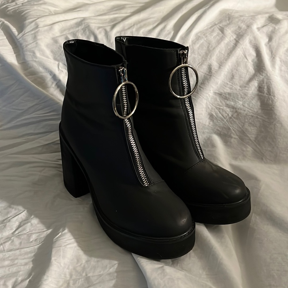 Platform Ankle Boots - Punk if you want, preppy if you want